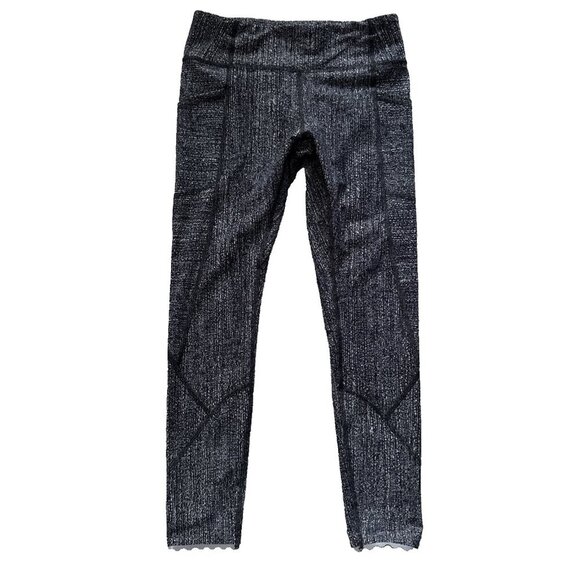 Lululemon Tight Stuff Tight II 25” Reflective Scallop Alpine W5AN2S, Sz 6, 7/8 - Picture 1 of 12
